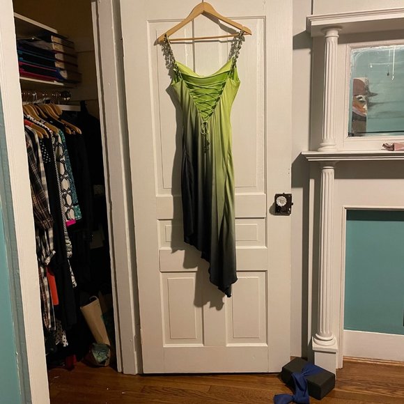 Lime Ombre Dress from Cache - Picture 7 of 7